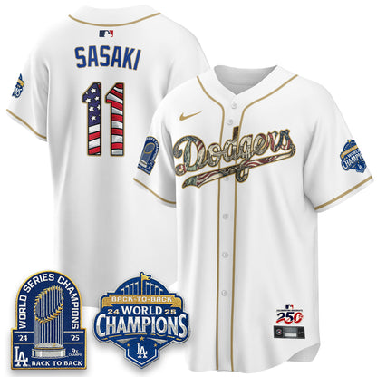 LAD 2026 Independence Day USA Vapor Limited Jersey - Stitched