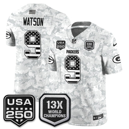 GB 2026 Salute To Service Edition Vapor Jersey - Stitched