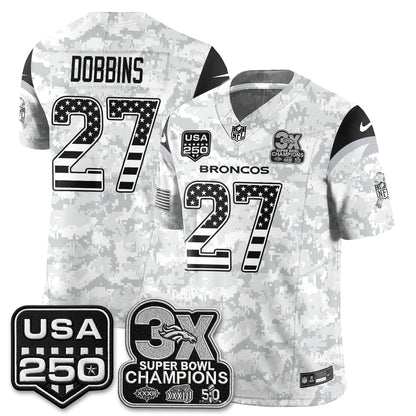 DEN 2026 Salute to Service Edition Vapor Jersey - Stitched
