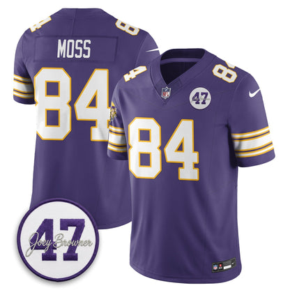 MIN Joey Browner Thank You For Memories - 1960 – 2026 Football Vapor Limited Jersey - Stitched