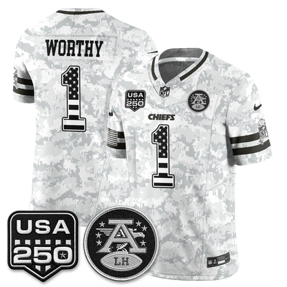 KC 2026 Salute to Service Vapor Jersey - Stitched
