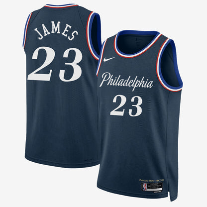 PHI LeBron James #23 Vapor Jersey - Stitched