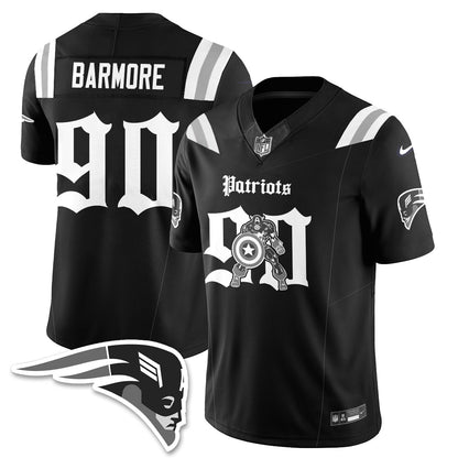 NE x Vibranium Shield Edition Vapor Jersey - Stitched