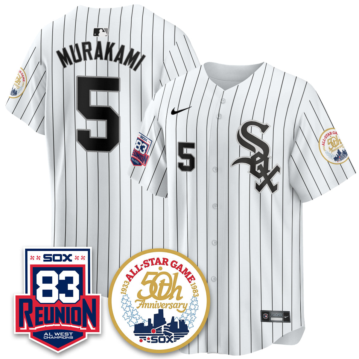 CWS Reunion All West Champions Vapor Jersey - Stitched - DTD