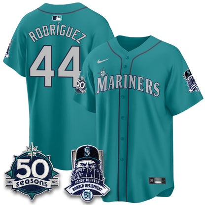SEA Randy Johnson Vapor Limited Jersey V2- Stitched