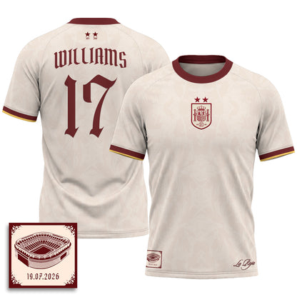 Spain 2026 Soccer Champions Vapor Jersey - Printed