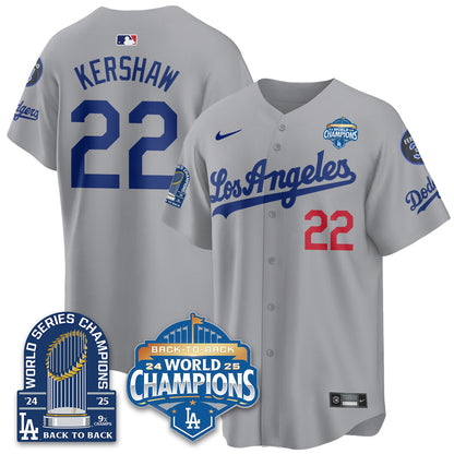 LAD Alternate Vapor Limited Jersey - 9x Champs - Stitched