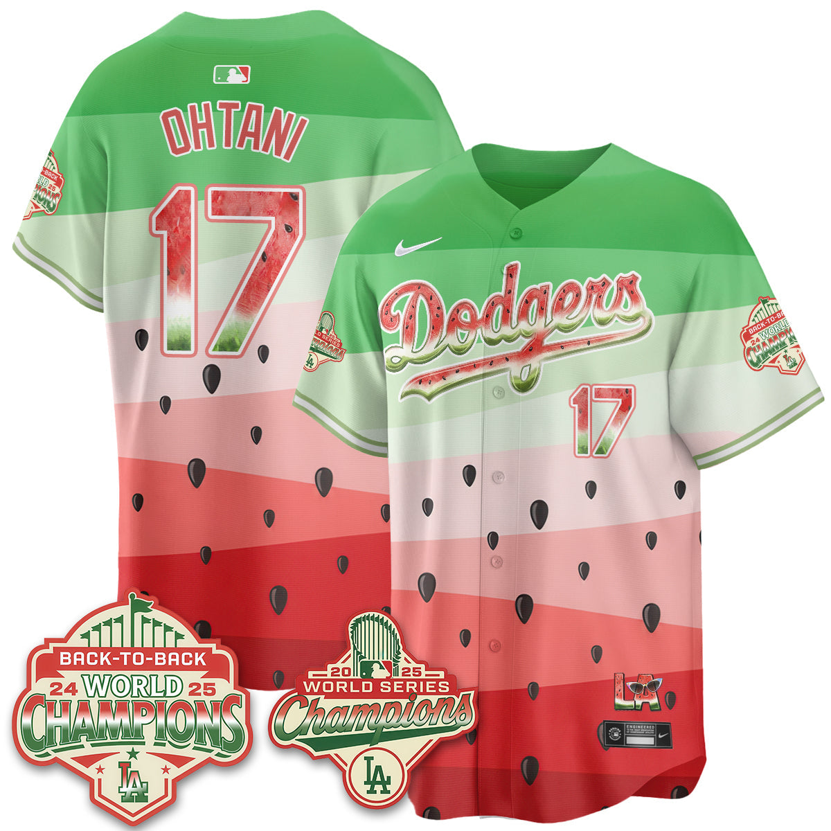 LAD National Watermelon Day Vapor Jersey - Stitched