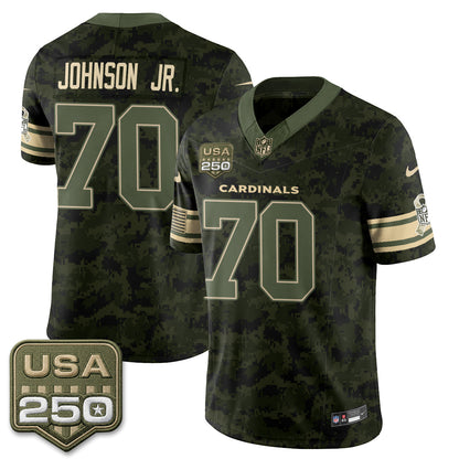 ARI 2026 Salute to Service Vapor Jersey - Stitched
