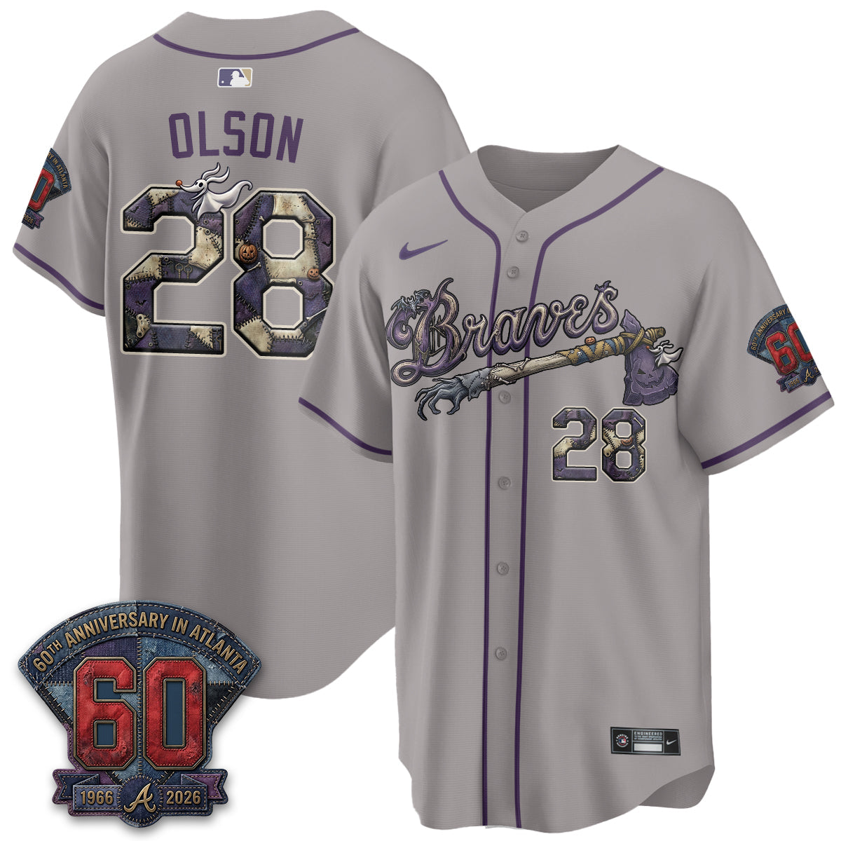 ATL Nightmare Edition Vapor Jersey - Stitched-NQD