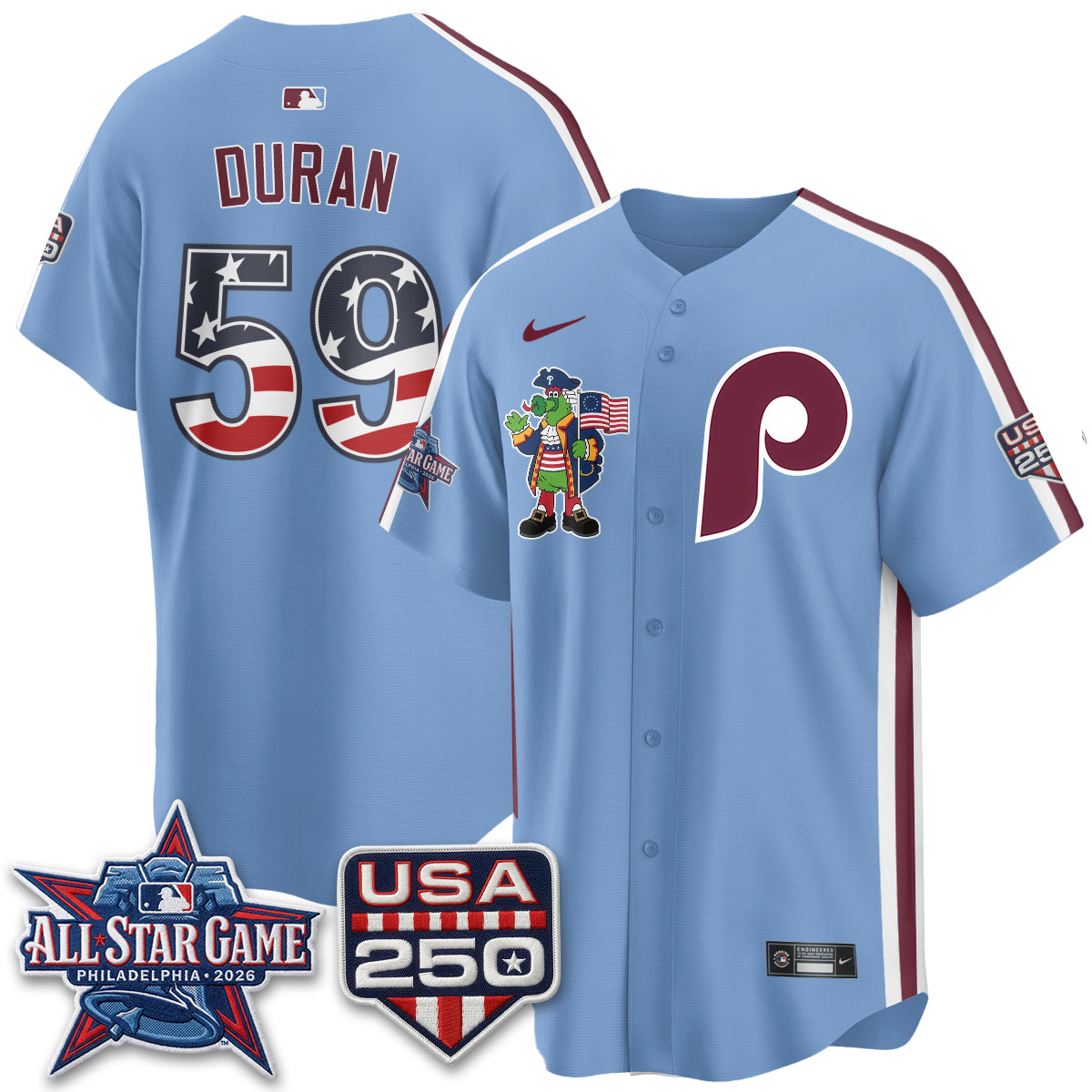 PHI 2026 All Star Phanatic Edition Vapor Jersey - Stitched