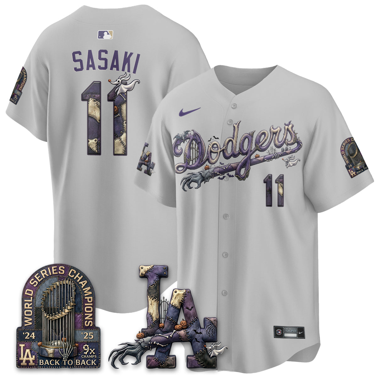 LAD Nightmare Edition Vapor Jersey - Stitched