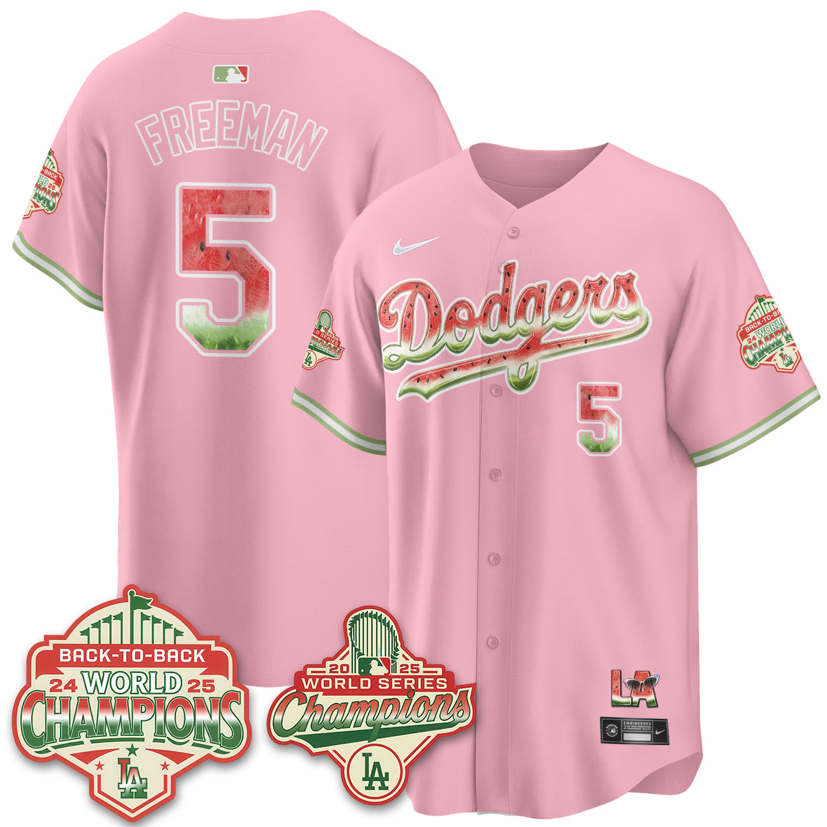 LAD National Watermelon Day Vapor Jersey - Stitched