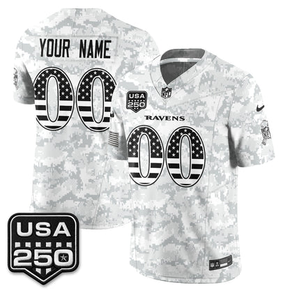 BAL 2026 Salute to Service Vapor Custom Jersey - Stitched