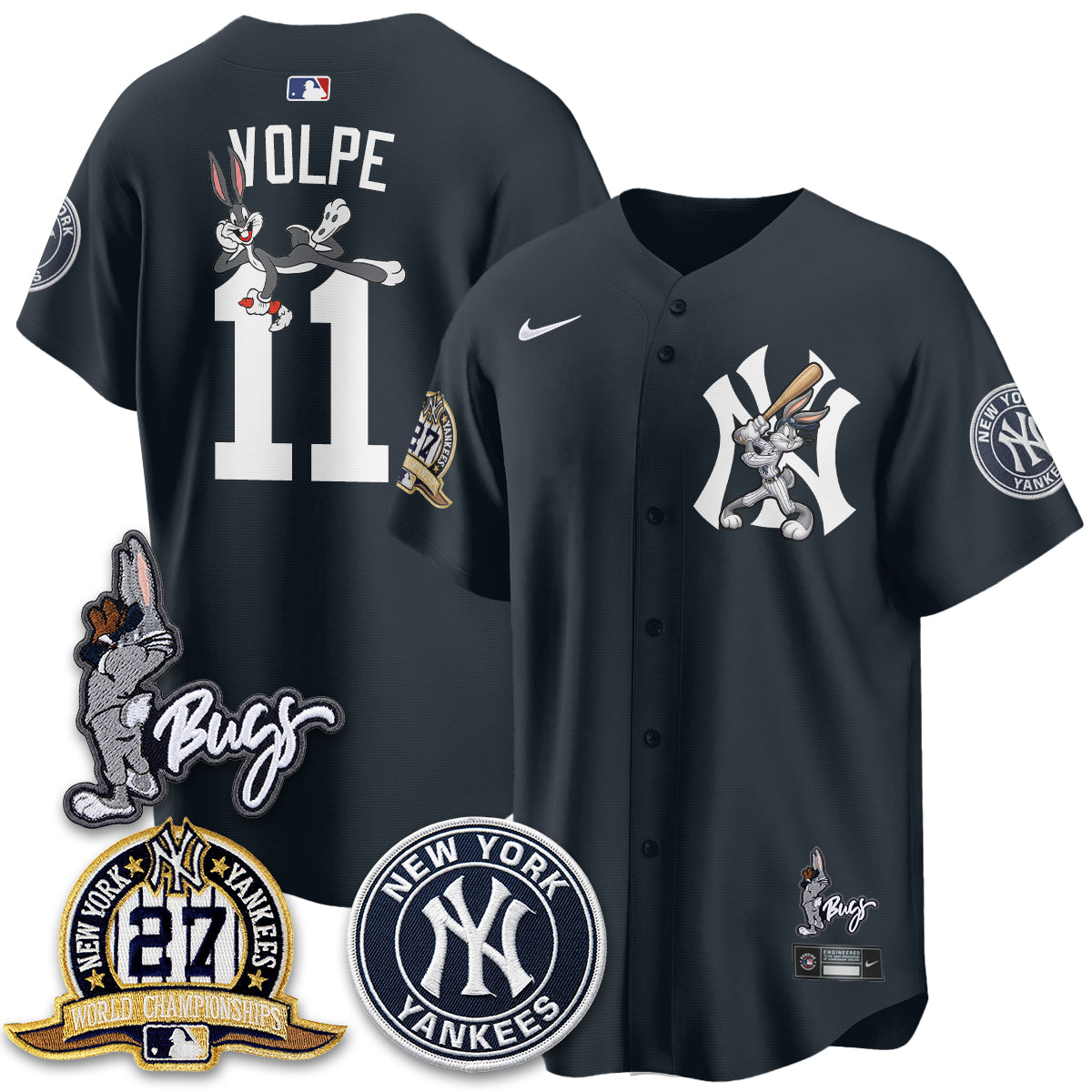 NYY Bunny Vapor Limited Jersey - Stitched