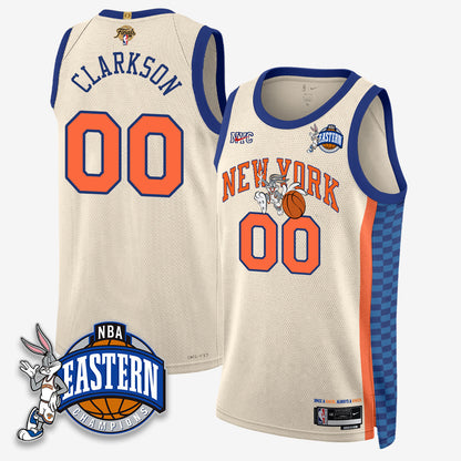NYK 2026 NBA Finals x Bunny Vapor Jersey - Stitched