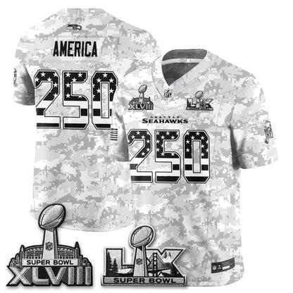 SEA 2026 Salute to Service Edition Vapor Jersey V2- Stitched