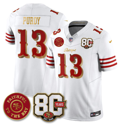 SF “Rivalries” Vapor Limited Jersey - Faithful To The Bay Patch - Stitched
