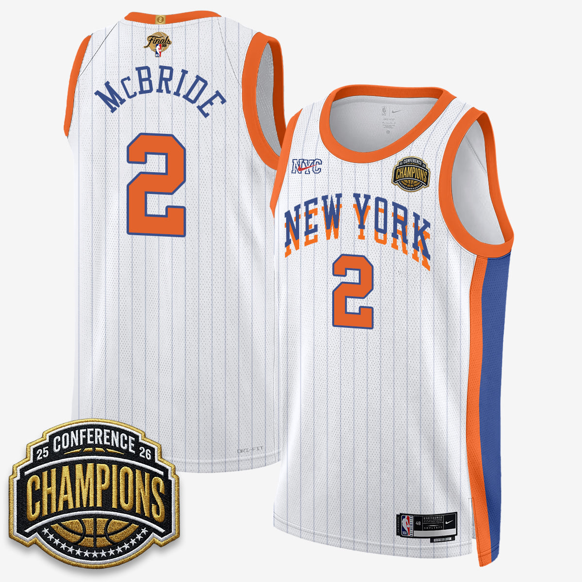 NYK 2026 NBA Finals City Edition Jersey V3- Stitched