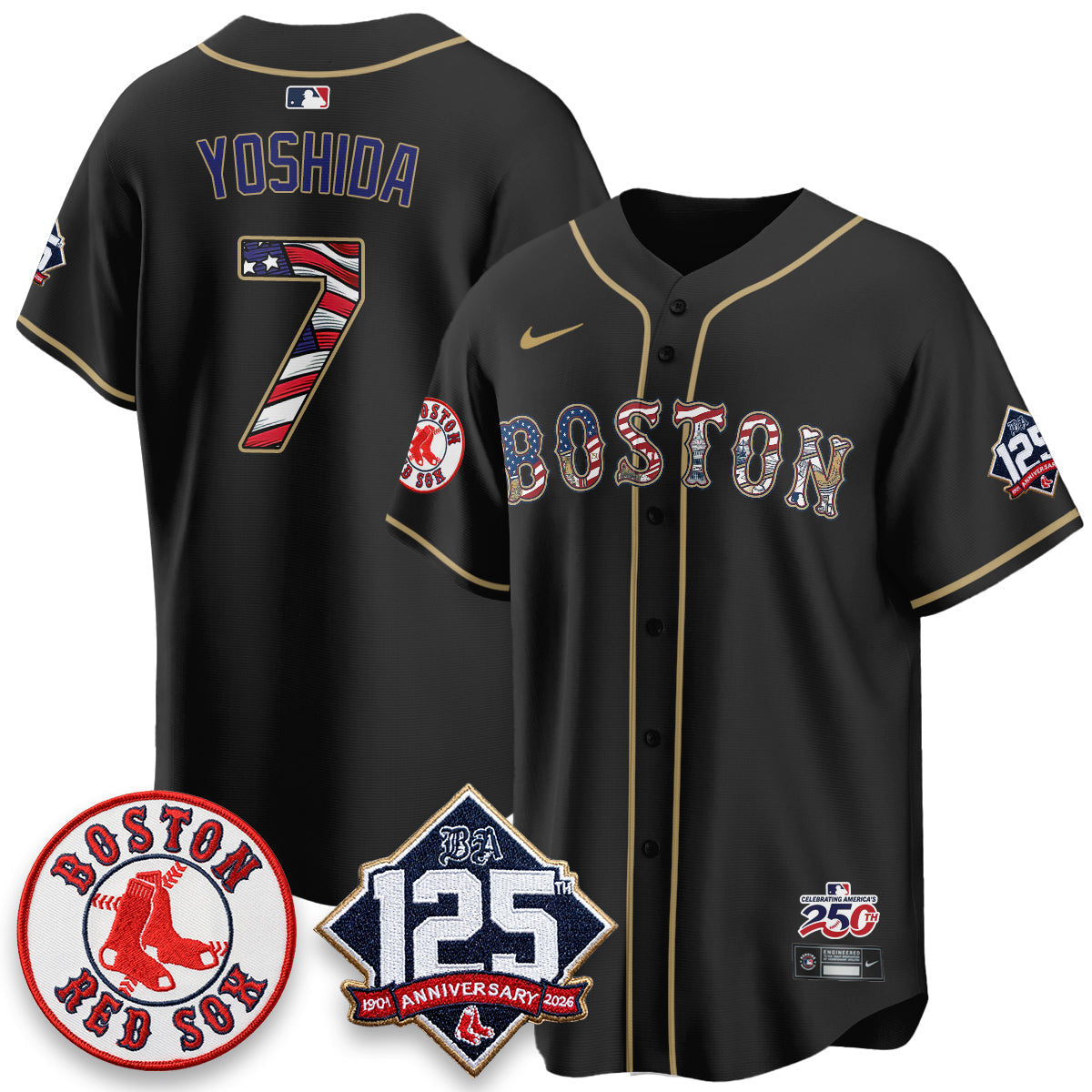 BOS 2026 Independence Day USA Vapor Limited Jersey - Stitched-DTD