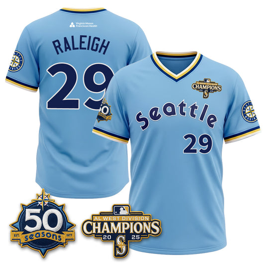 SEA 50th Anniversary Throwback Limited Jersey - Stitched