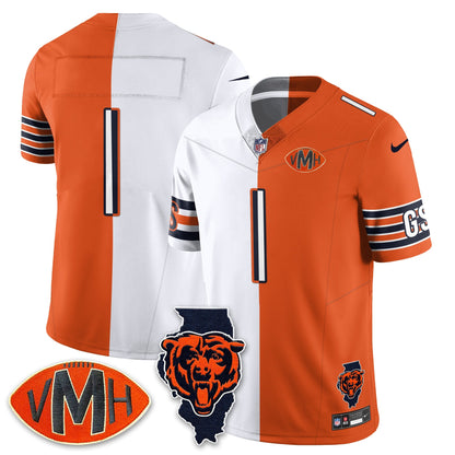 CHI Honor Virginia Halas McCaskey Split Edition - Stitched