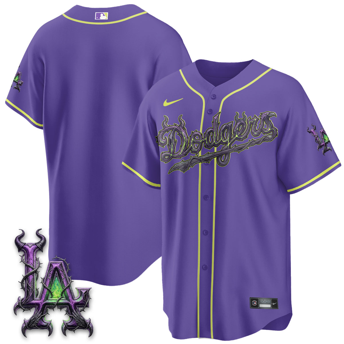 LAD Villains Halloween - Horned Queen Vapor Jersey- Stitched