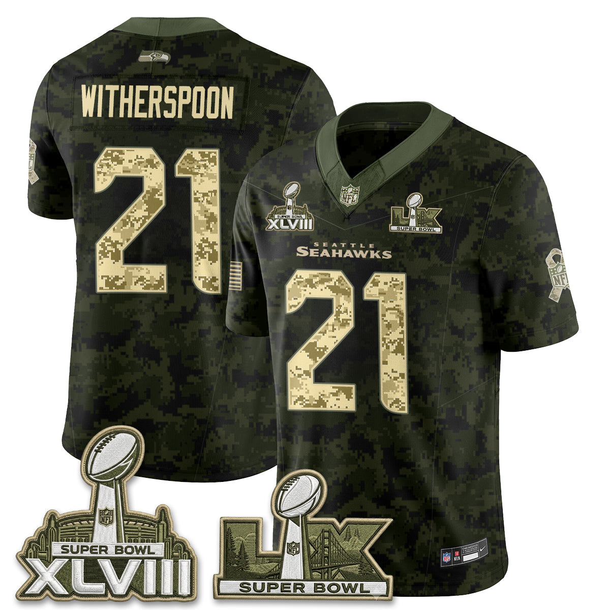 SEA 2026 Salute to Service Edition Vapor Jersey V2- Stitched