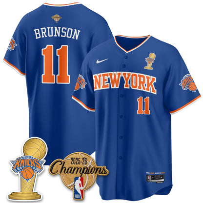 NYK 2026 NBA Champions Vapor Jersey - Stitched