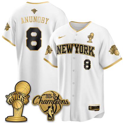 NYK 2026 NBA Champions Vapor Jersey - Stitched