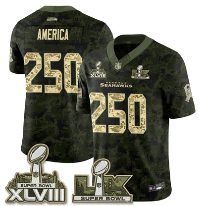 SEA 2026 Salute to Service Edition Vapor Jersey V2- Stitched