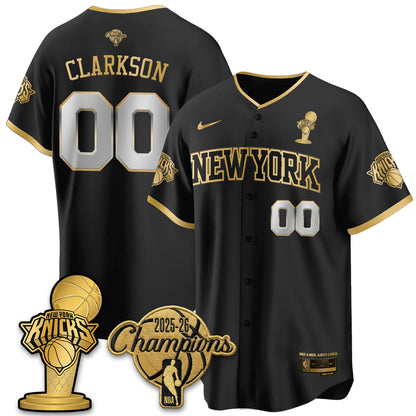 NYK 2026 NBA Champions Vapor Jersey - Stitched