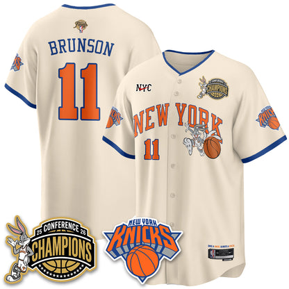NYK 2026 NBA Finals x Bunny Vapor Jersey V2- Stitched