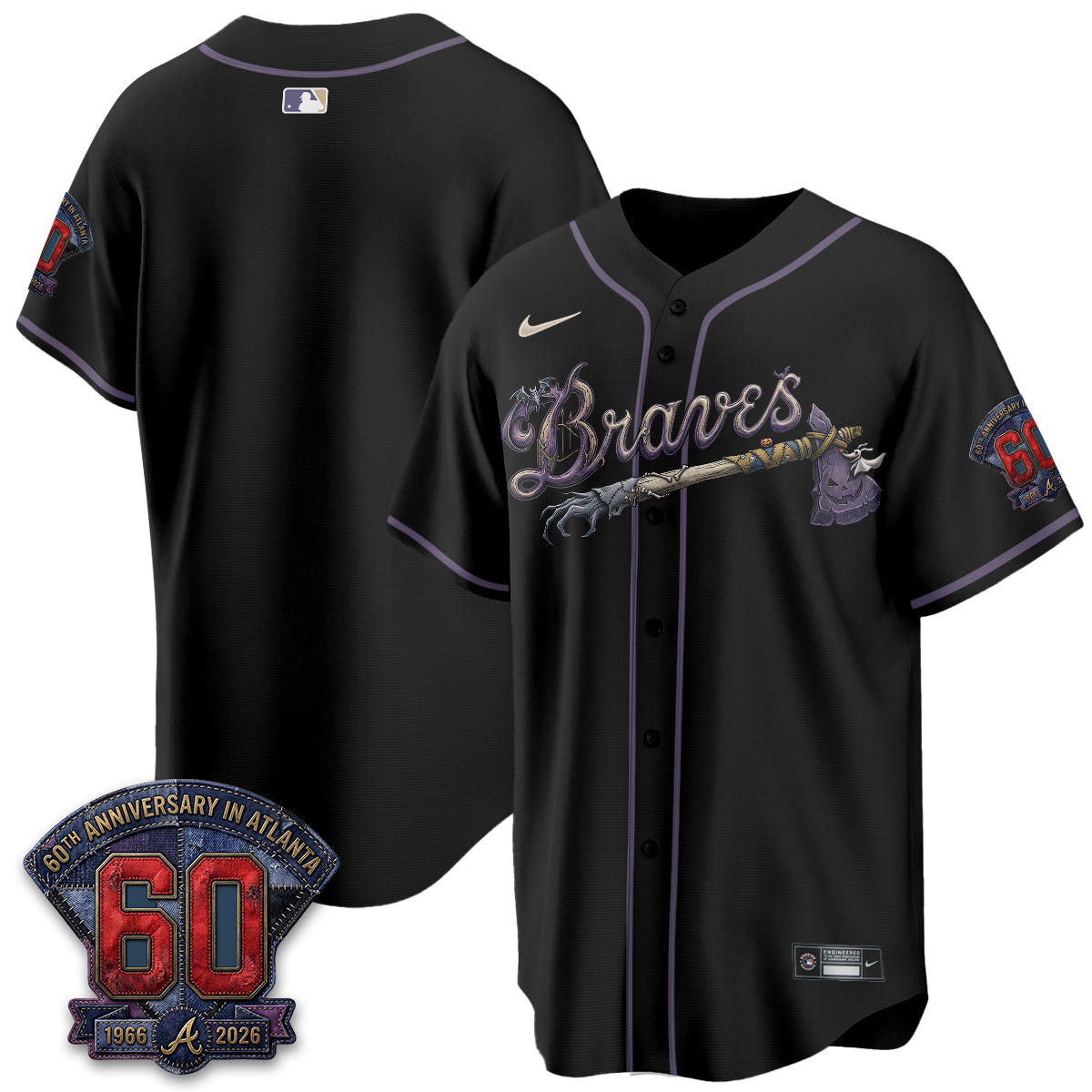 ATL Nightmare Edition Vapor Jersey - Stitched