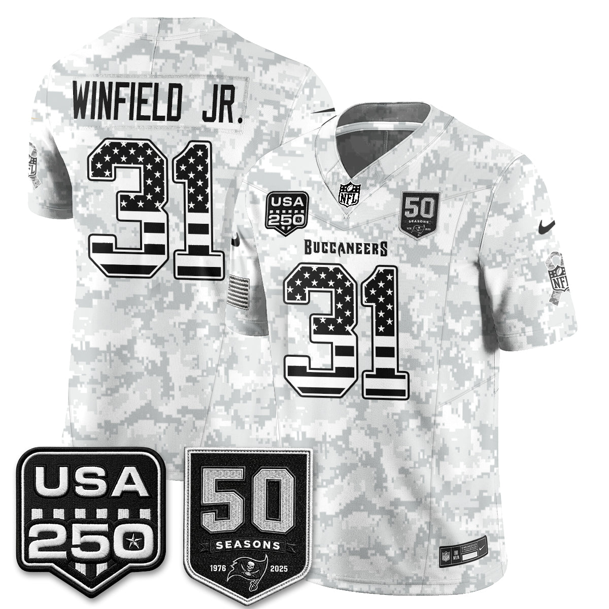 TB 2026 Salute to Service Edition Vapor Jersey - Stitched