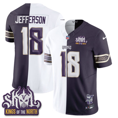 MIN 2026 Rivalries Split V2 Vapor Jersey - Stitched