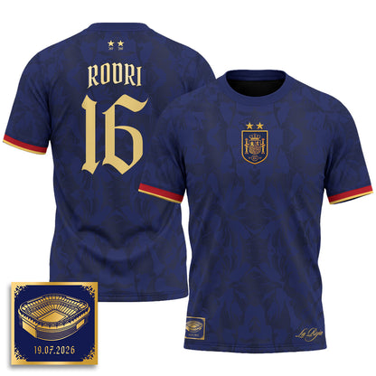 Spain 2026 Soccer Champions Vapor Jersey - Printed