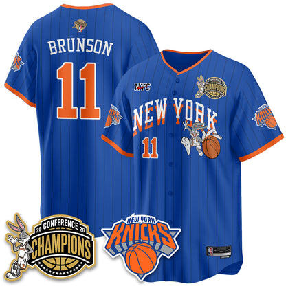 NYK 2026 NBA Finals x Bunny Vapor Jersey V2- Stitched