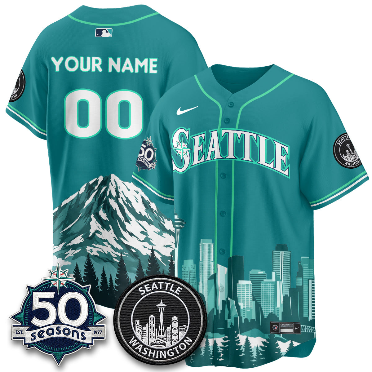 SEA City Edition Vapor Custom Jersey - Printed