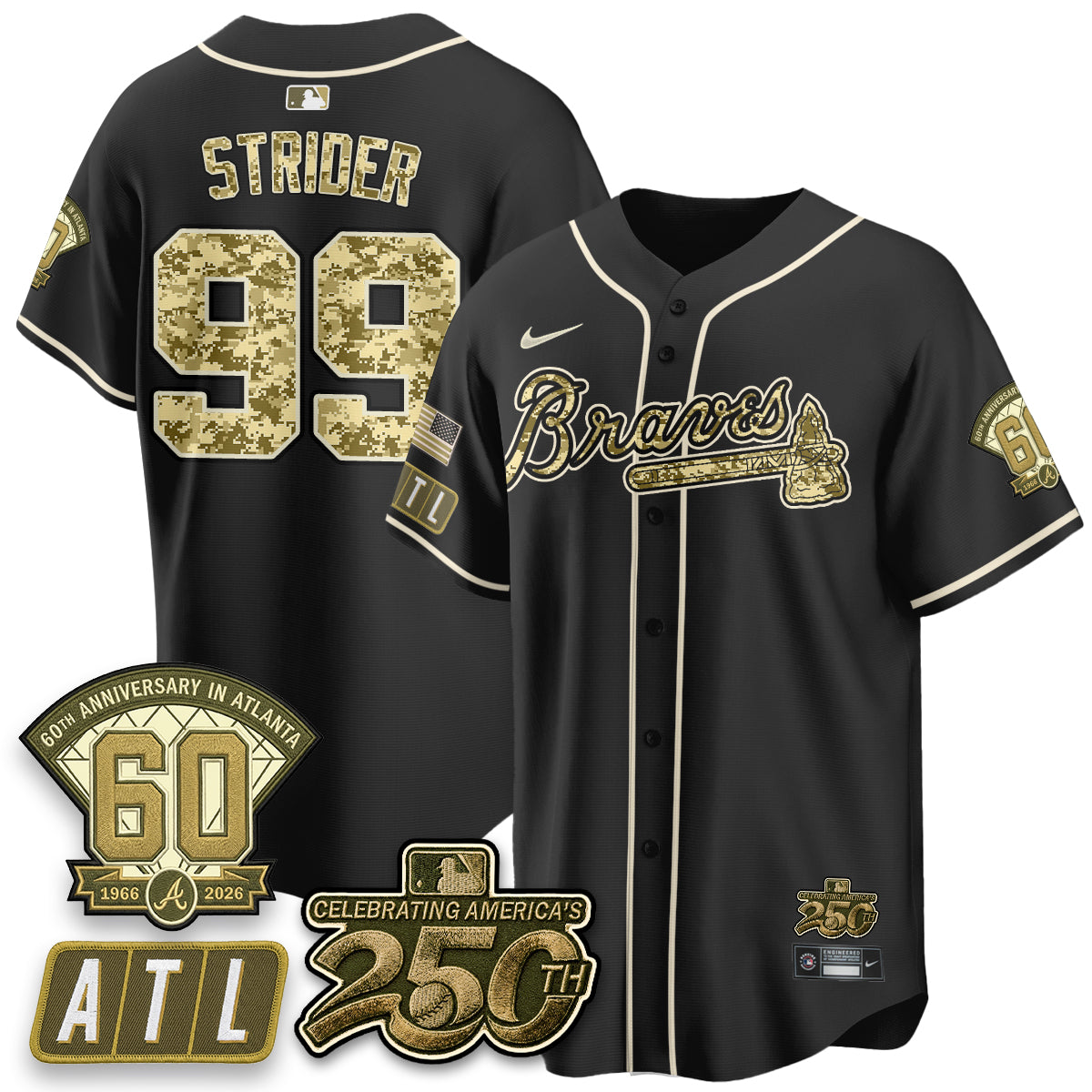 ATL Salute to Service 2026 Vapor Limited Jersey - Stitched