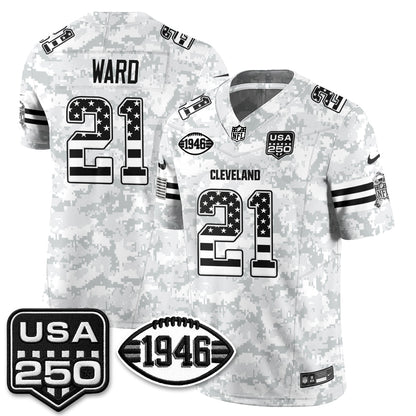 CLE 2026 Salute to Service Vapor Jersey - Stitched