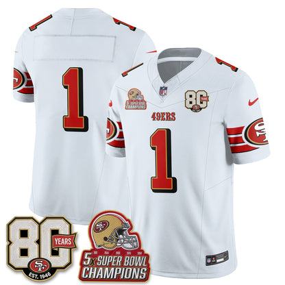 SF Throwback Vapor Jersey - Stitched