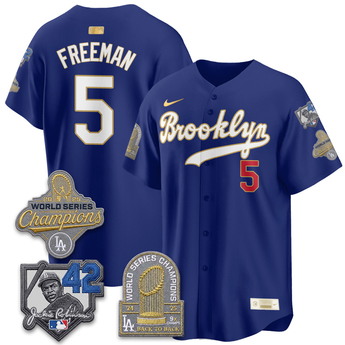 LAD 2026 Brooklyn Jackie Robinson Limited Jersey - Stitched