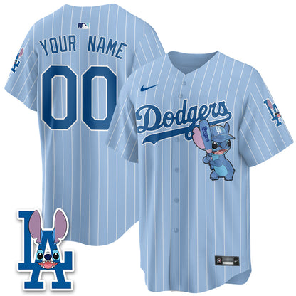 LAD x Blue Alien Edition Vapor Custom Jersey - Stitched