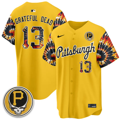 PIT x Grateful Dead Vapor Limited Jersey - Stitched