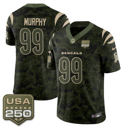 CIN 2026 Salute to Service Vapor Jersey - Stitched