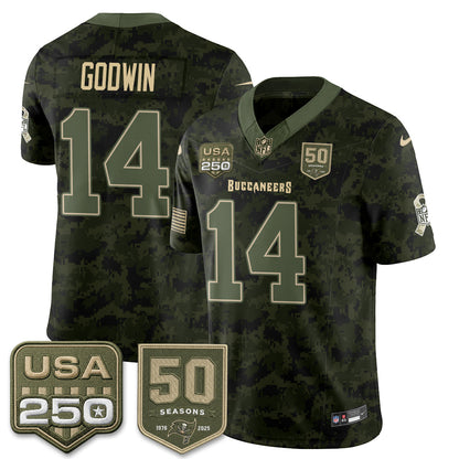 TB 2026 Salute to Service Edition Vapor Jersey - Stitched