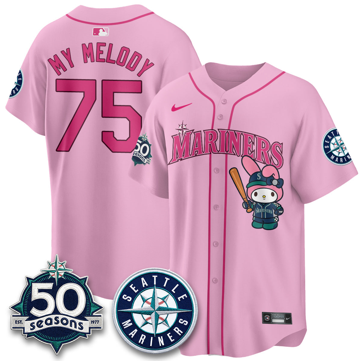 SEA x  Pink Sanrio Friend Vapor Jersey - Stitched