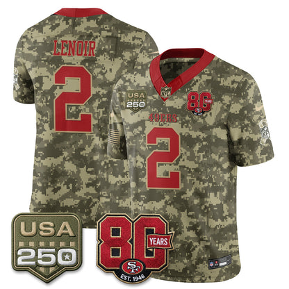 SF 2026 Salute to Service Edition Vapor Jersey - Stitched
