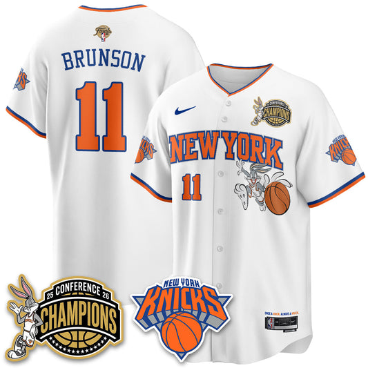 NYK 2026 NBA Finals x Bunny Vapor Jersey V2- Stitched